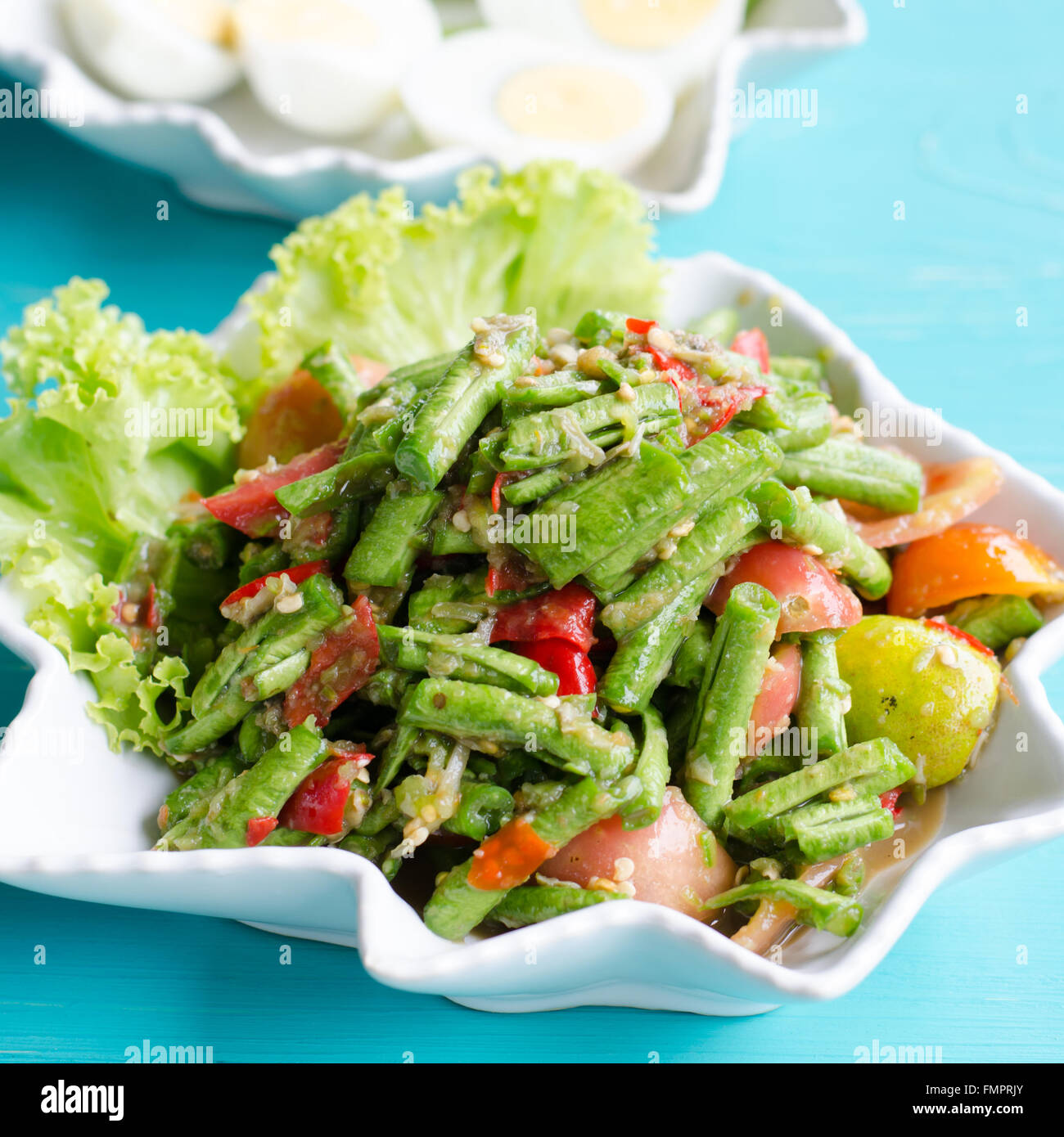 Long Bean Salad Stock Photo - Alamy