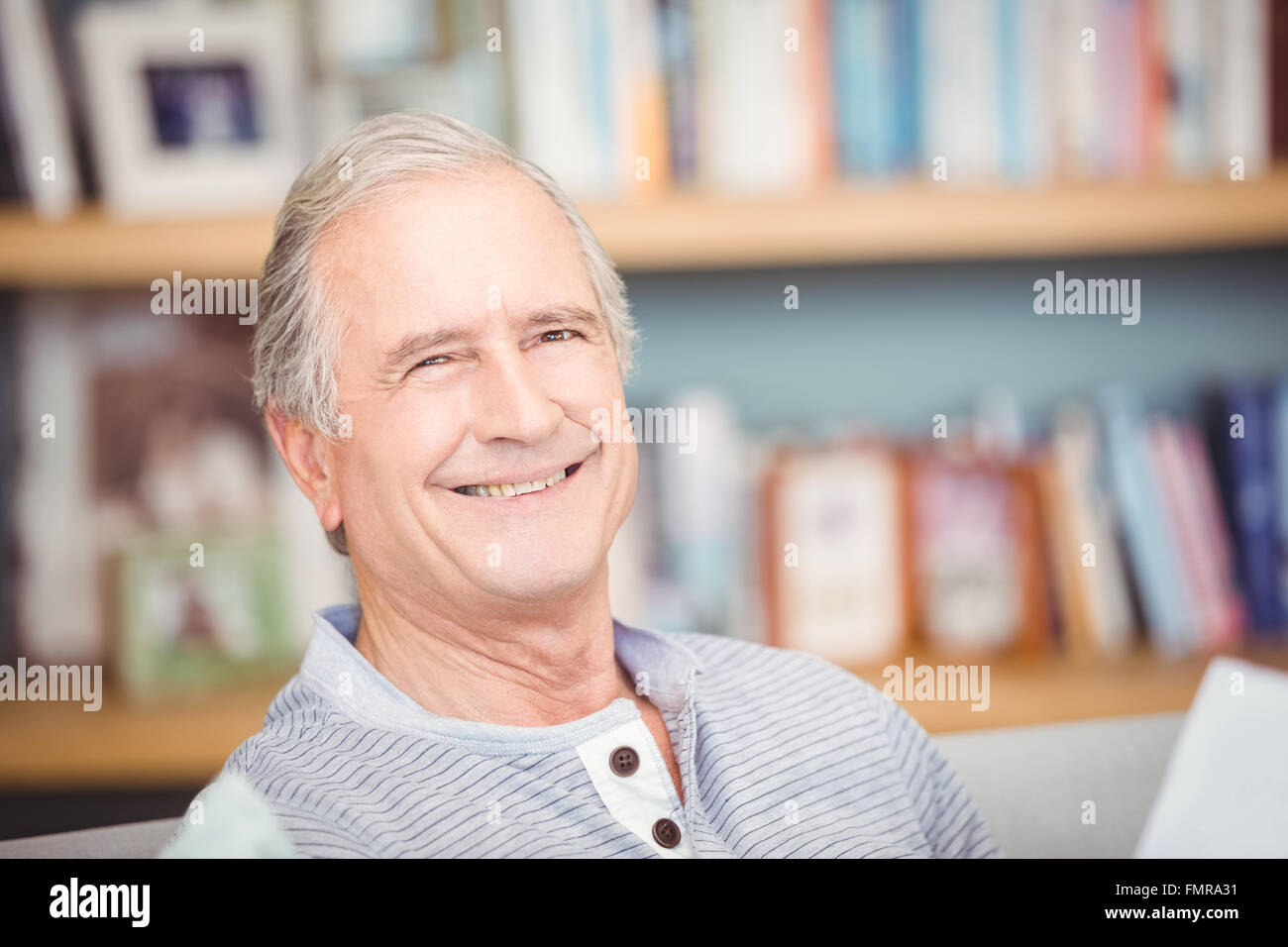 Close up smiling senior man hi-res stock photography and images - Alamy