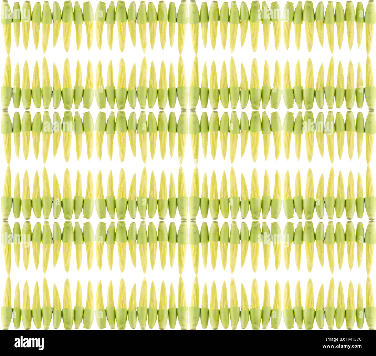 Baby corns seamless pattern background Stock Photo