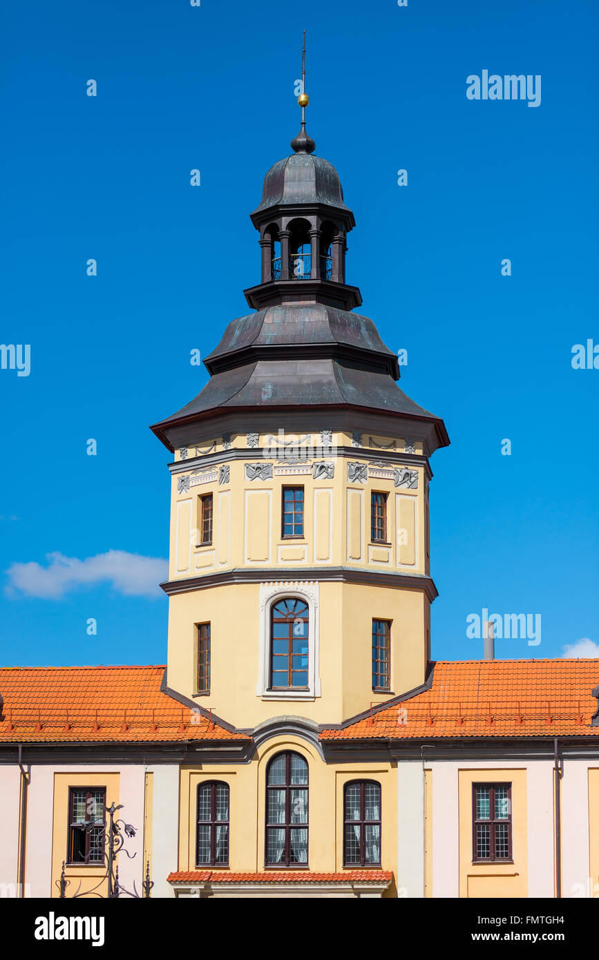 The palace and park ensemble of the XVI-XIX TTFS. in Nesvizh Nesvizh belongs to the first ordinate Nicholas Christopher Radziwil Stock Photo