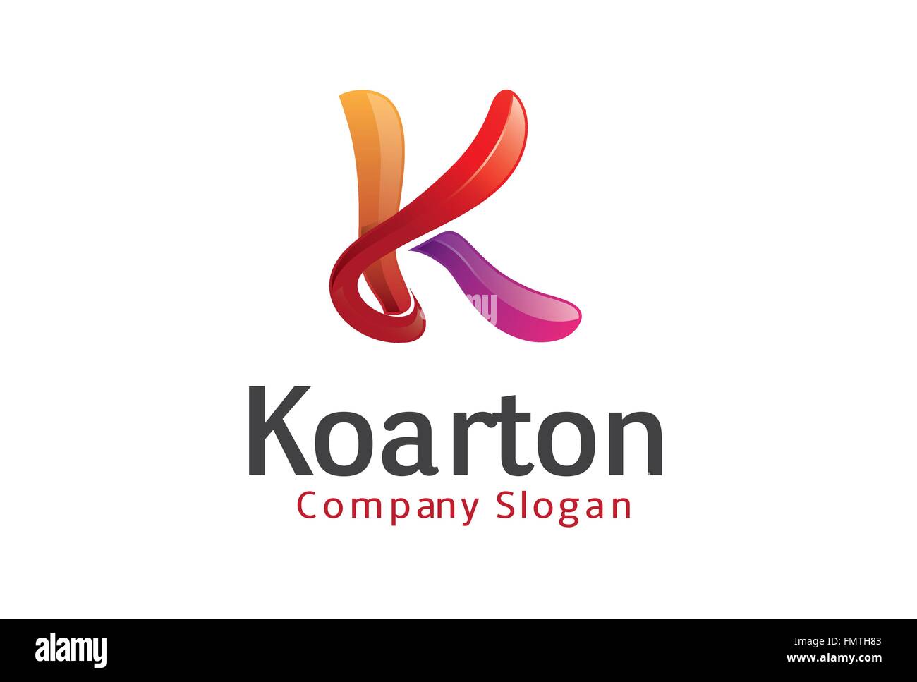 K Letter Creative And Colorful Alphabet Design Logo Vector Symbol ...