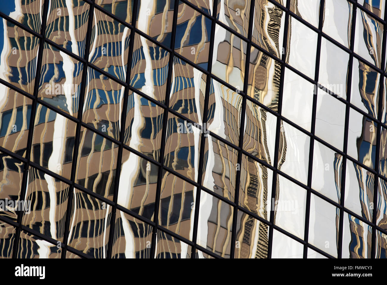 Reflective office building, San Diego California USA Stock Photo