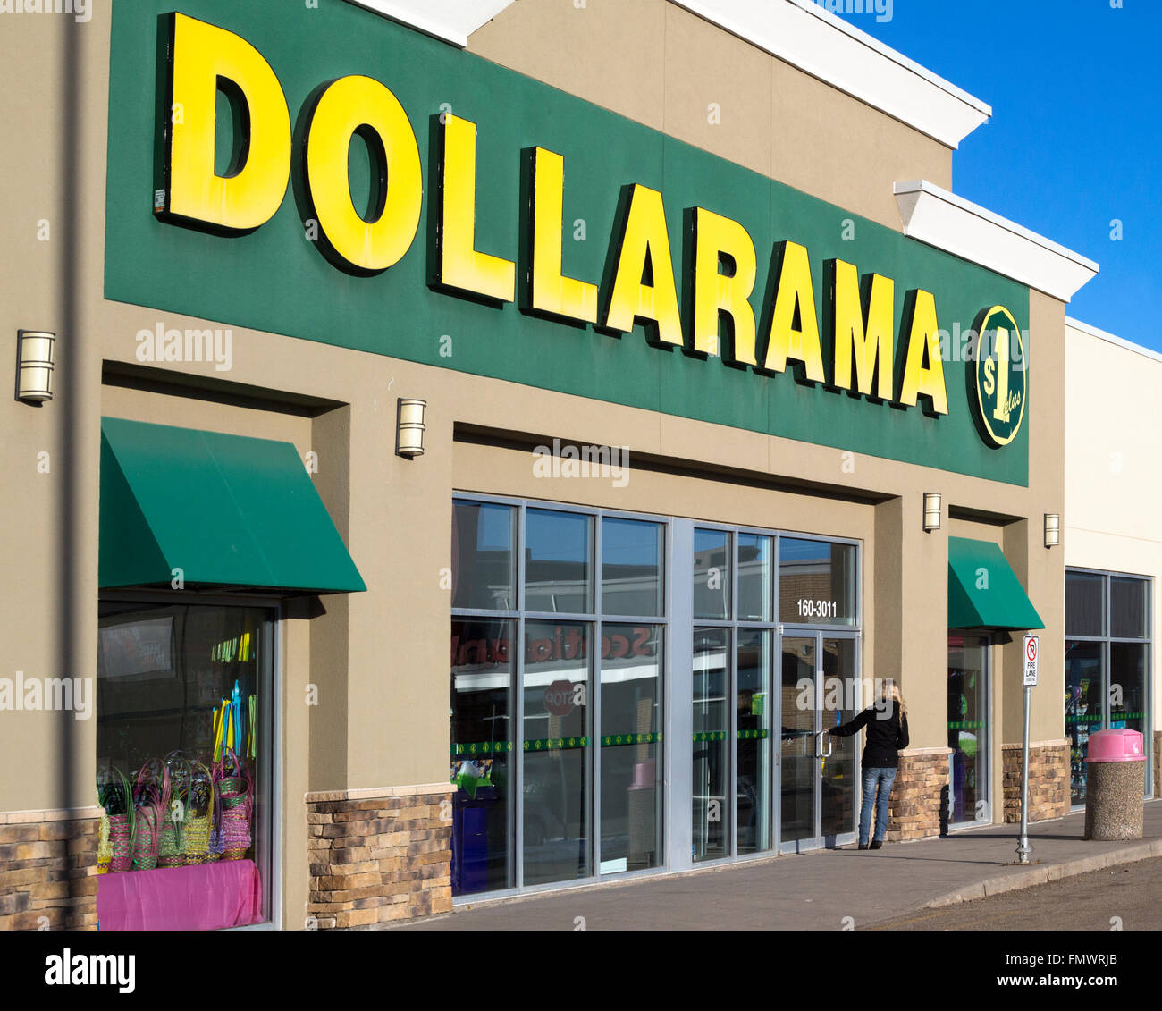 Dollarama store in suburban shopping centre Stock Photo Alamy