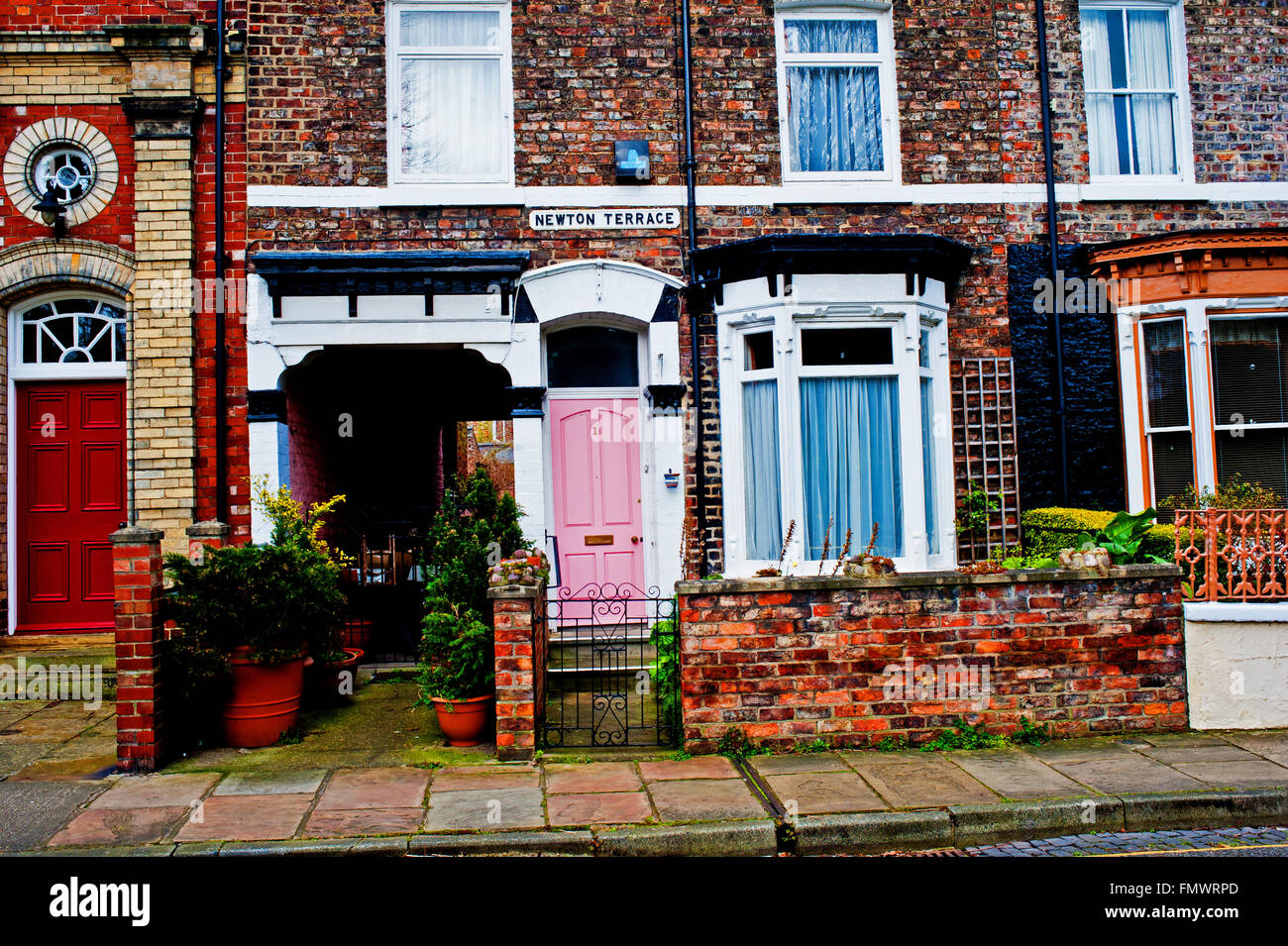 Newton Terrace, York Stock Photo Alamy