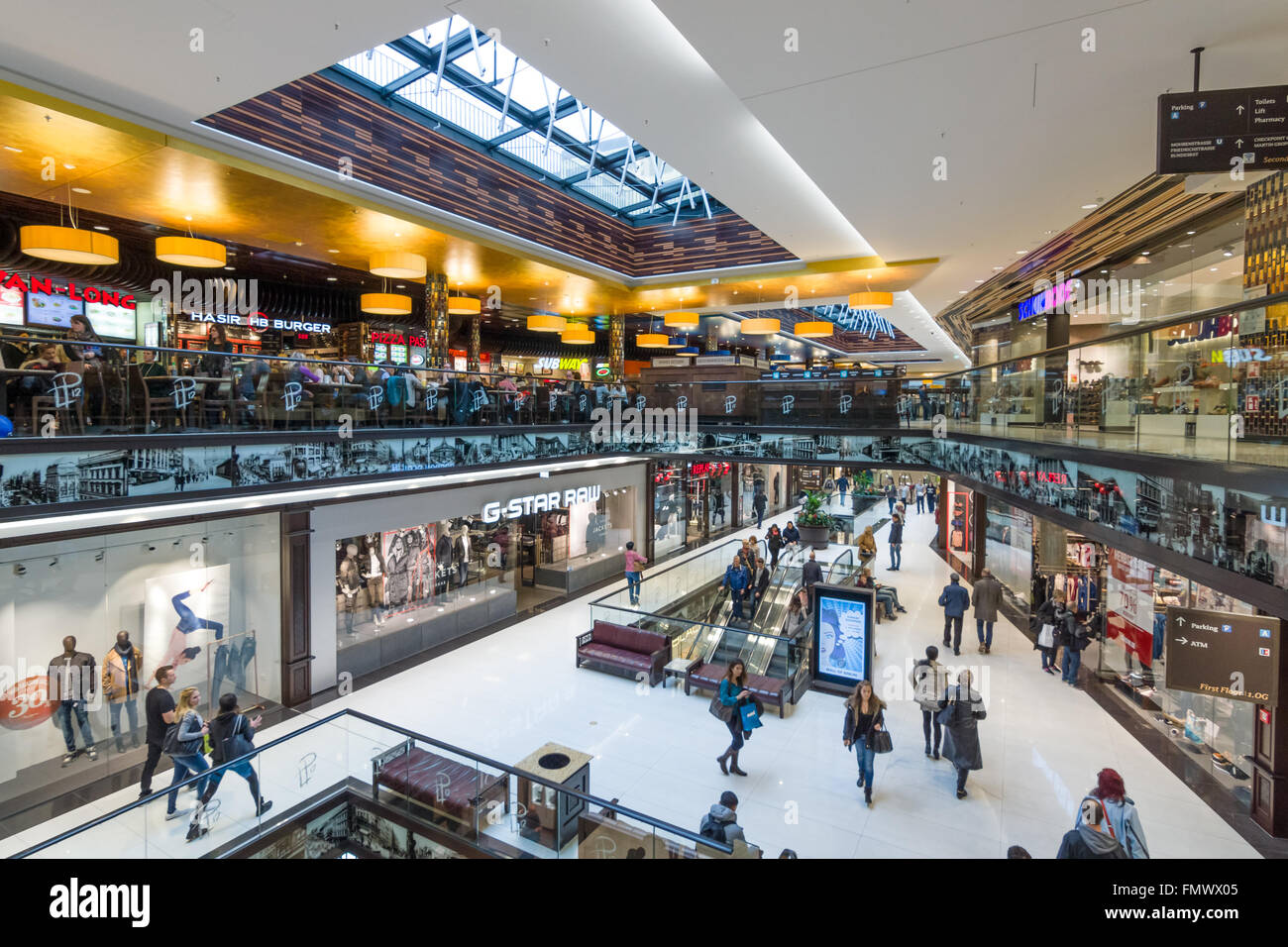 The new shopping center "Mall of Berlin" at Potsdamer Platz Stock Photo -  Alamy