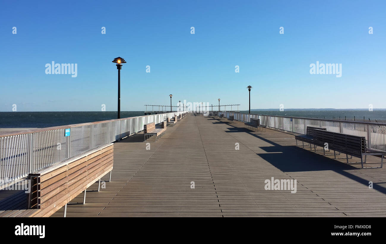 Coney Island Pier Beach High Resolution Stock Photography and Images ...