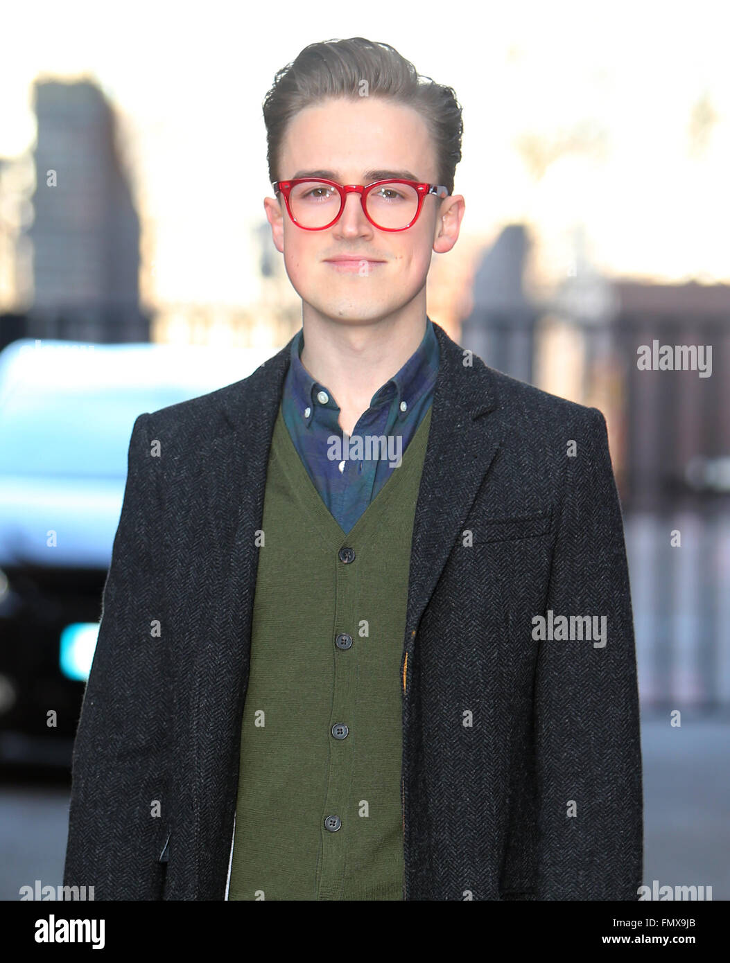 Tom Fletcher outside ITV Studios Featuring Tom Fletcher Where London
