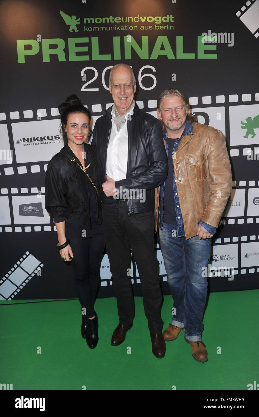 Prelinale Party ahead of 66th annual International Berlin Film Festival (Berlinale) at Academie Lounge  Featuring: Maja Maneiro, Gottfried Vollmer, Frank Kessler Where: Berlin, Germany When: 10 Feb 2016 Stock Photo