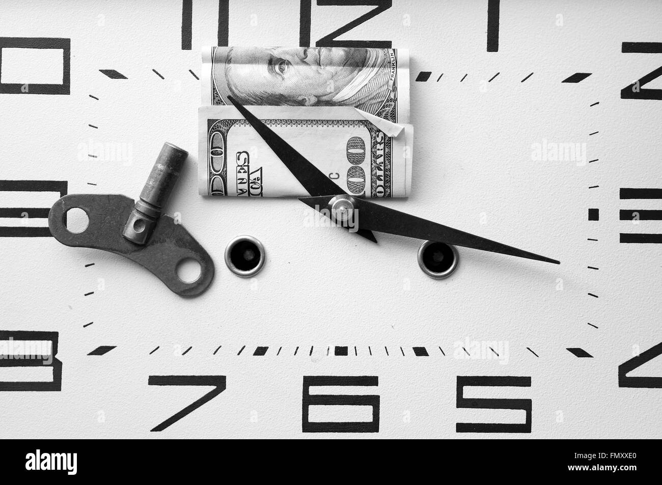Money And Time Stock Photo
