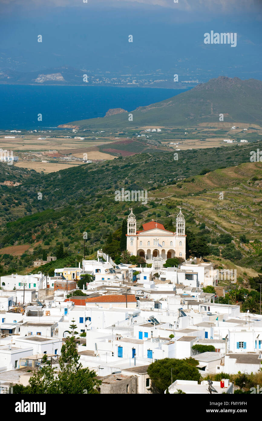 Griechenland, Kykladen, Paros, Lefkes Stock Photo - Alamy