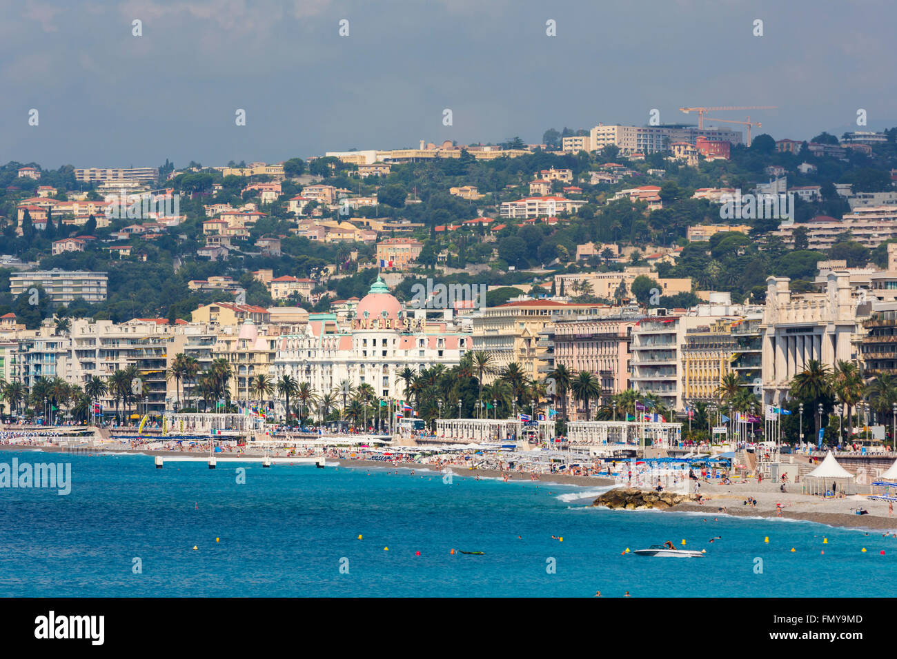 Beach Nice Hotel Negresco In High Resolution Stock Photography And Images Alamy