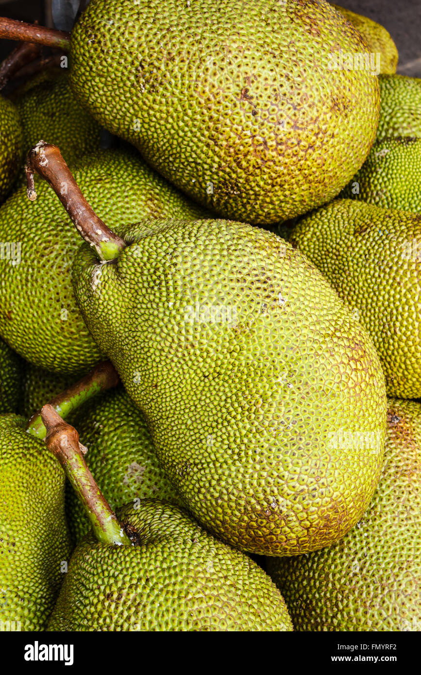 Jackfruit for sale in thailand local market Stock Photo Alamy