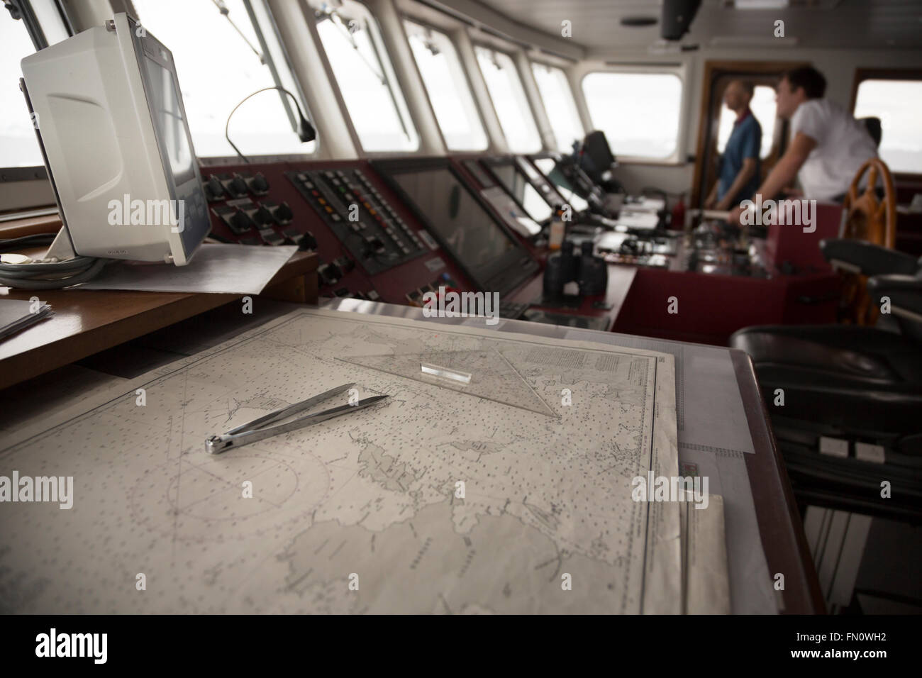Chart Room Of A Ship
