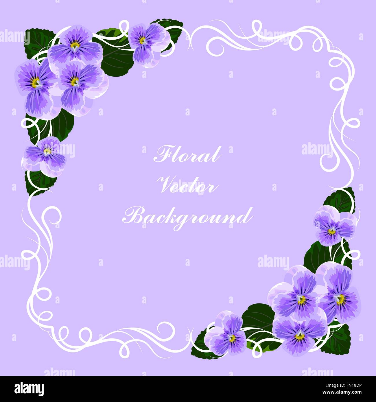 Floral vector background Stock Vector Image & Art - Alamy