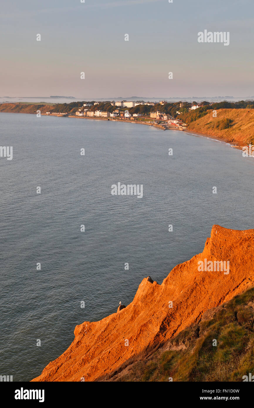 Filey; From Filey Brigg; Dawn; Yorkshire; UK Stock Photo