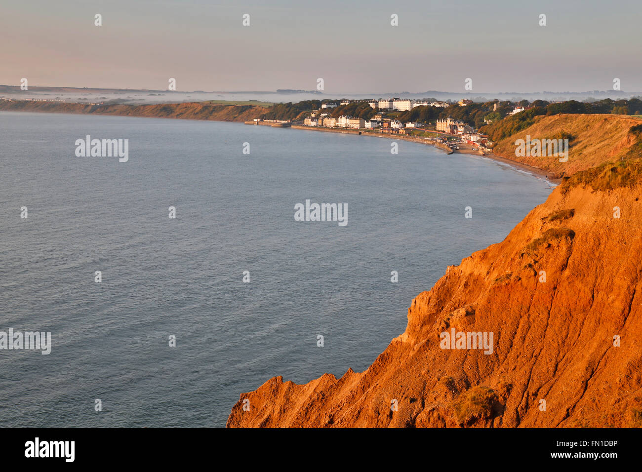 Filey; From Filey Brigg; Dawn; Yorkshire; UK Stock Photo