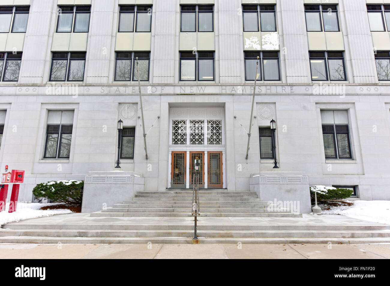 New Hampshire, Concord State House Annex building Stock Photo Alamy