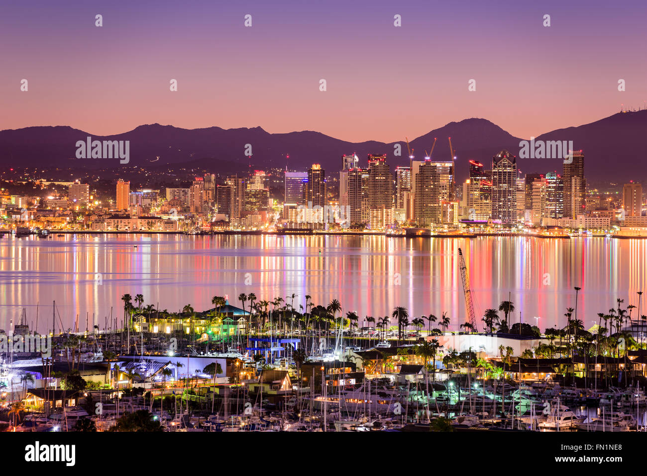 San Diego, California, USA cityscape Stock Photo Alamy