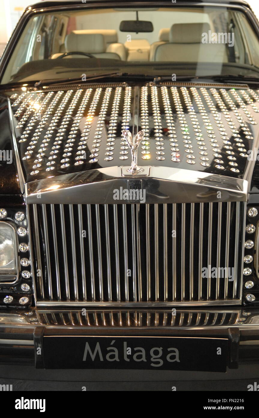 1985 Rolls-Royce (The Jet Car), founded by Charles Stewart Rolls, decorated  by susana martins with swarovski crystals Stock Photo - Alamy