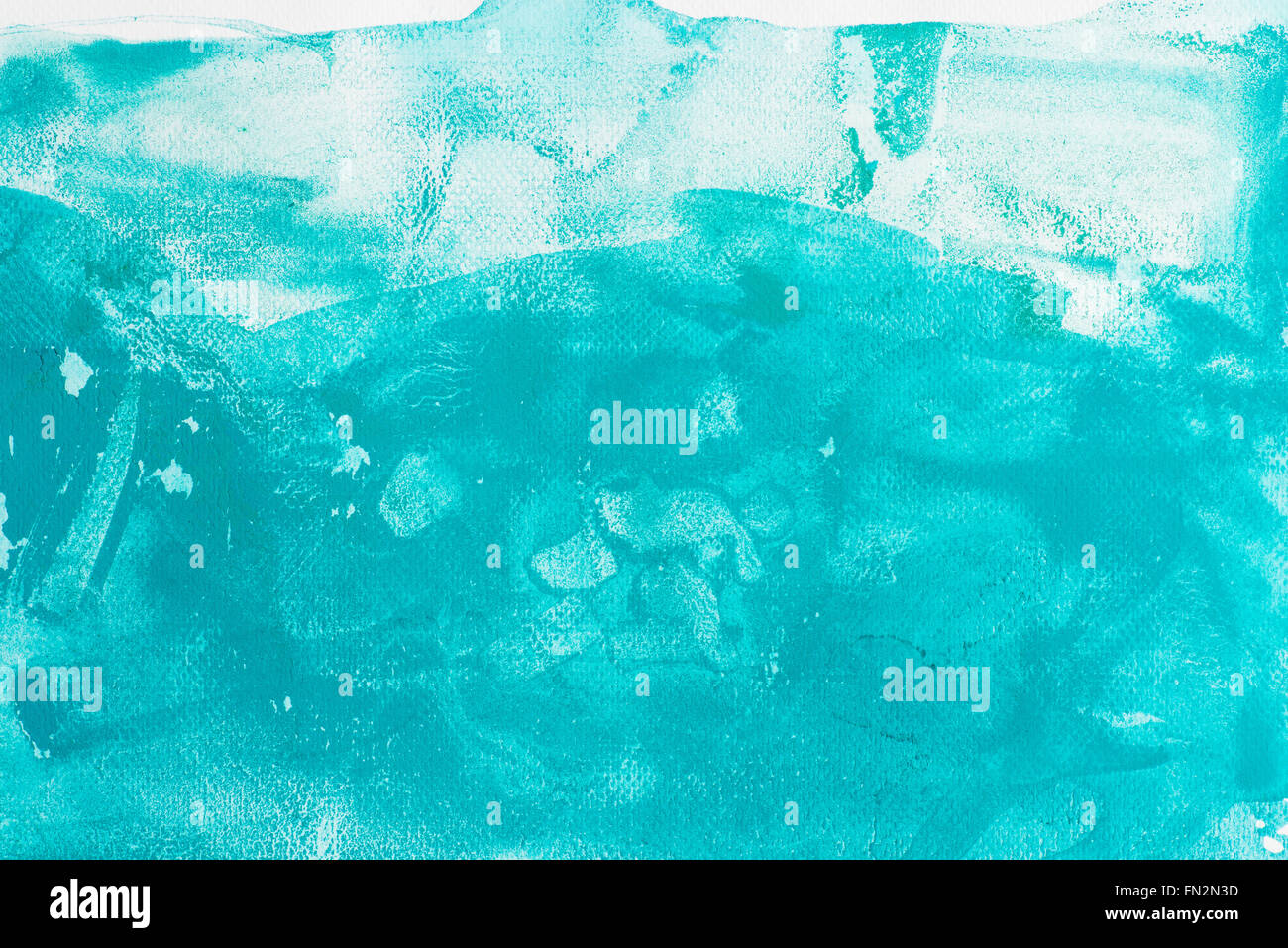 watercolor turquoise painted background texture Stock Photo - Alamy
