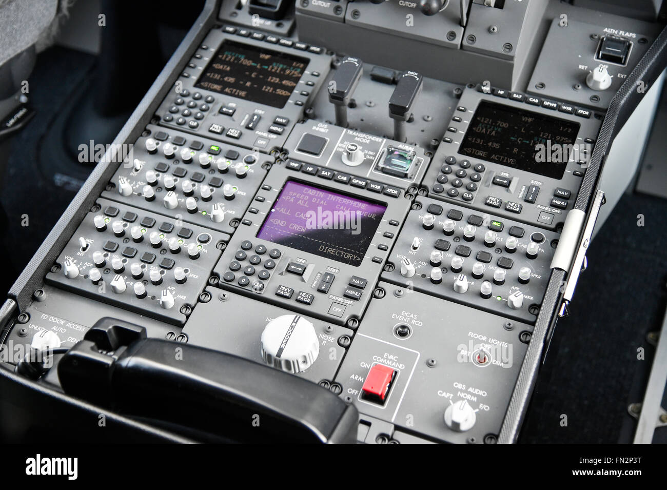 cockpit, panel, switch, boeing, b 787, B787, 8, 9, Dreamliner, Dream Liner, Munich Airport, MUC, EDDM, Airport Munich, Stock Photo