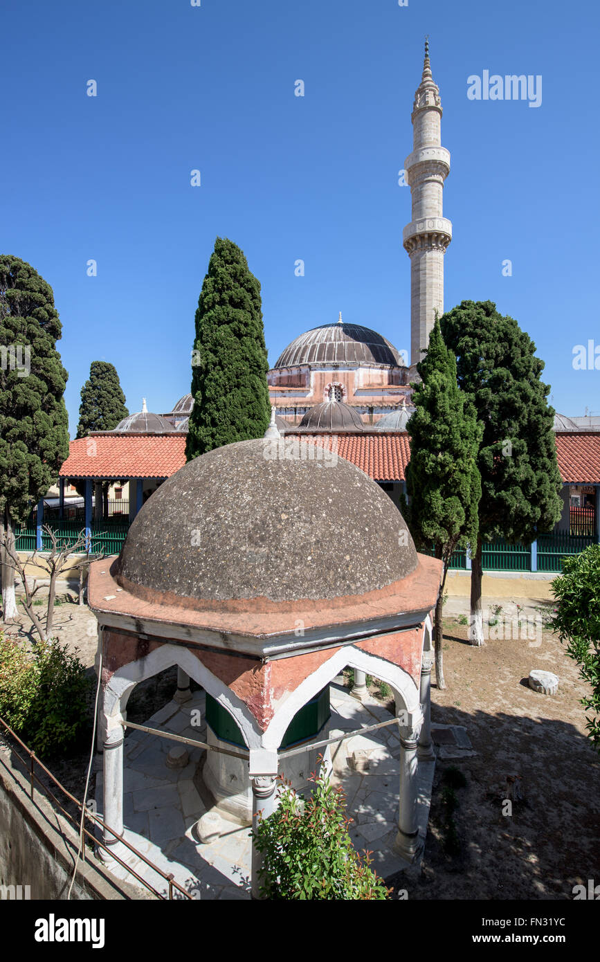Streets of Rhodes city Stock Photo Alamy