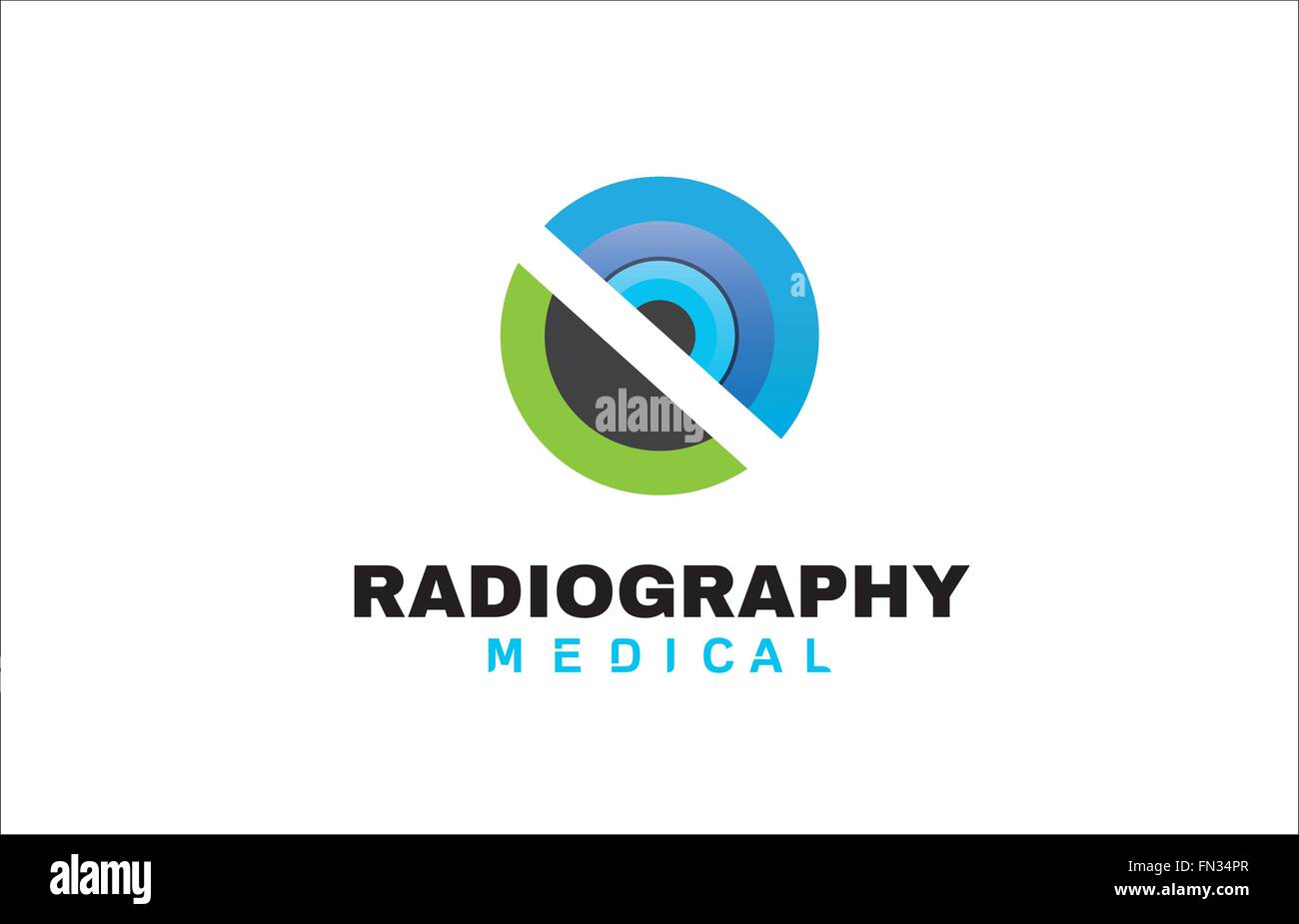 Radiology Circle Device Logo Vector Symbol Icon Design Illustration