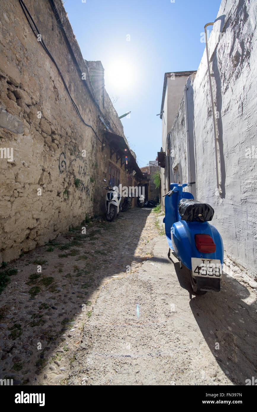 Streets of Rhodes city Stock Photo Alamy