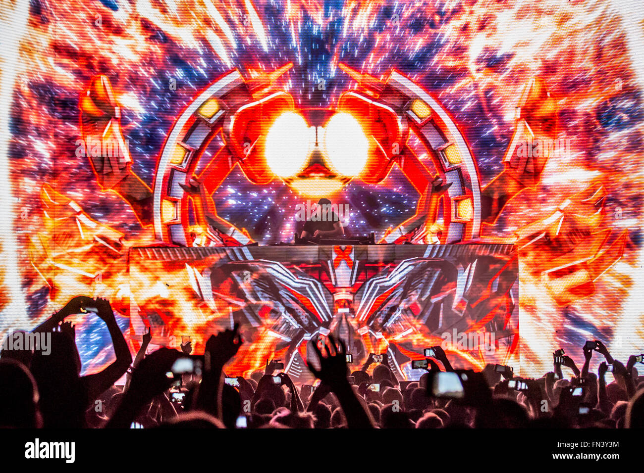 Detroit, Michigan, USA. 12th Mar, 2016. EXCISION performing The Paradox  Tour at The Fillmore in Detroit, MI on March 12th 2016 © Marc Nader/ZUMA  Wire/Alamy Live News Stock Photo - Alamy