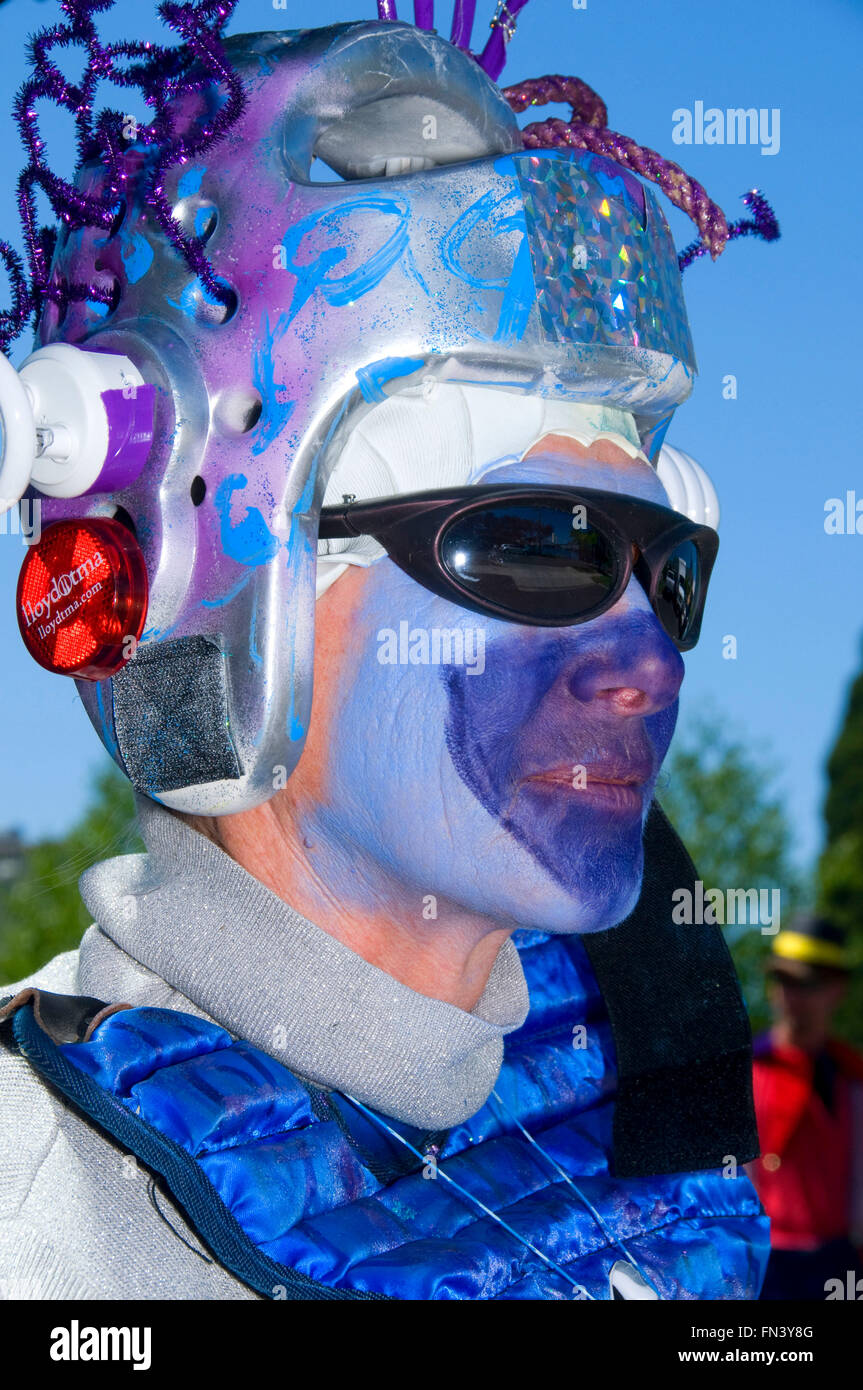 Alien, Alien Daze UFO Festival, McMinnville, Oregon Stock Photo Alamy