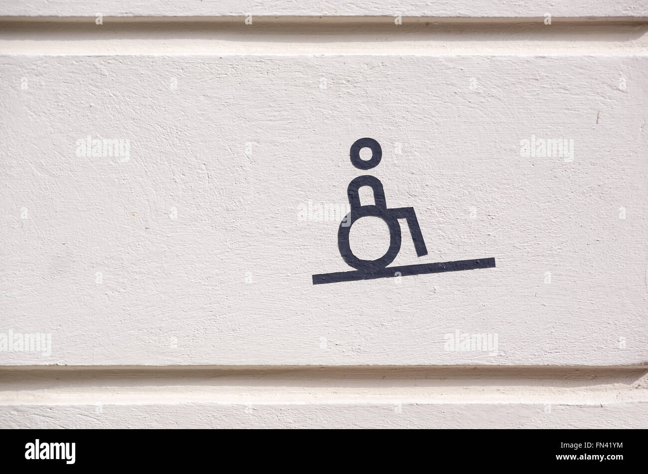 WHEELCHAIR ACCESSIBILITY Stock Photo