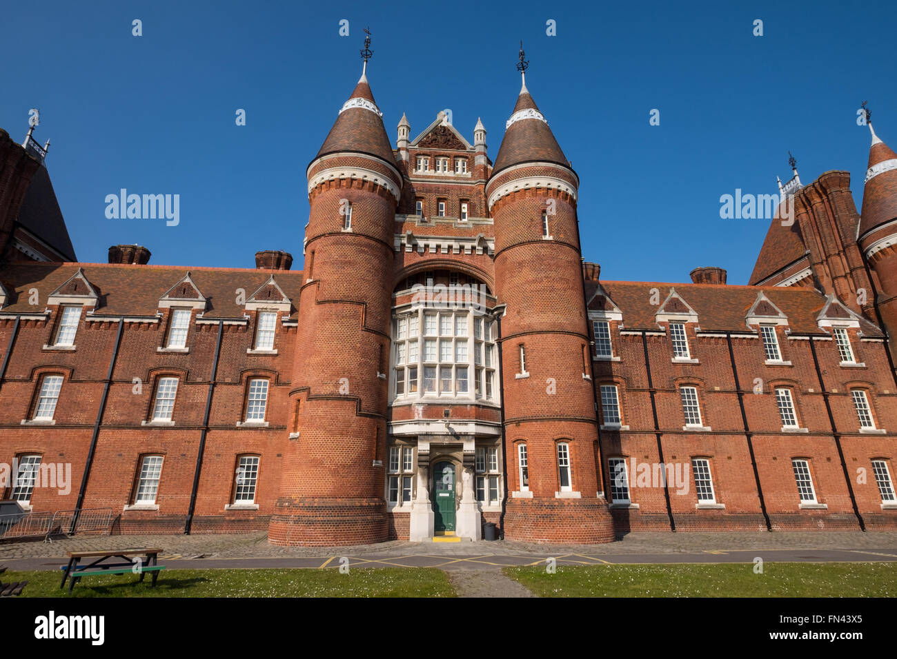 Exterior of Portsmouth City Museum, Museum Road, Portsmouth, Hampshire, UK Stock Photo