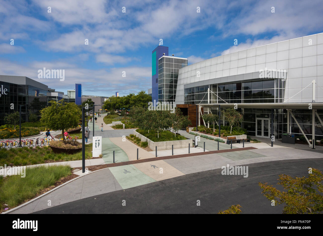 Google Mountain View, Silicon Valley (Editorial Use Only Stock Photo