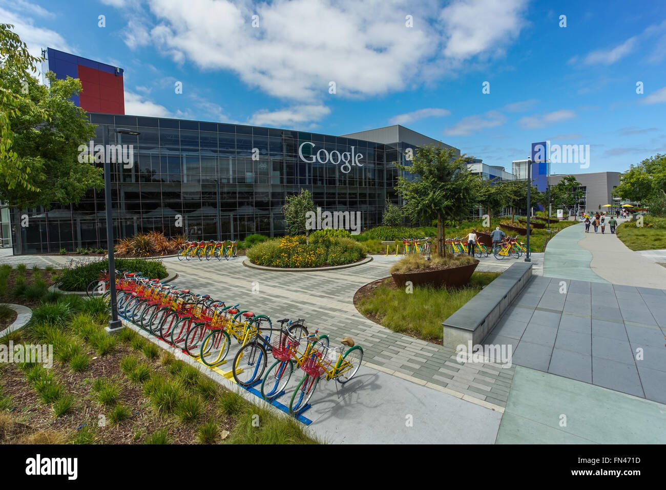 Google Mountain View, Silicon Valley (Editorial Use Only Stock Photo