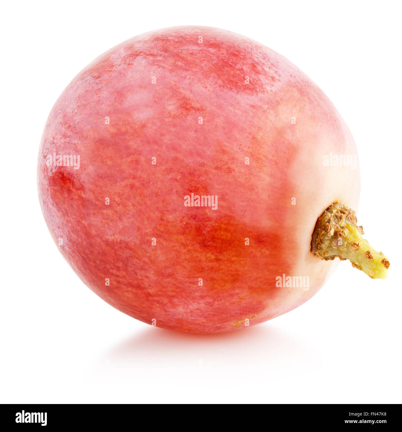 pink grape isolated on the white background. Stock Photo