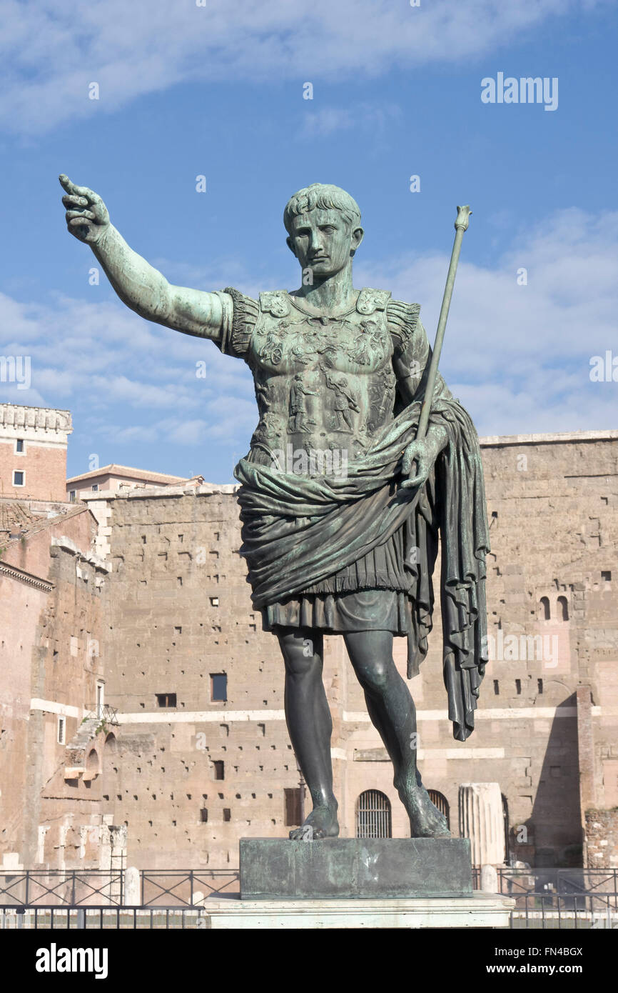 Octavian Augustus Stock Photo
