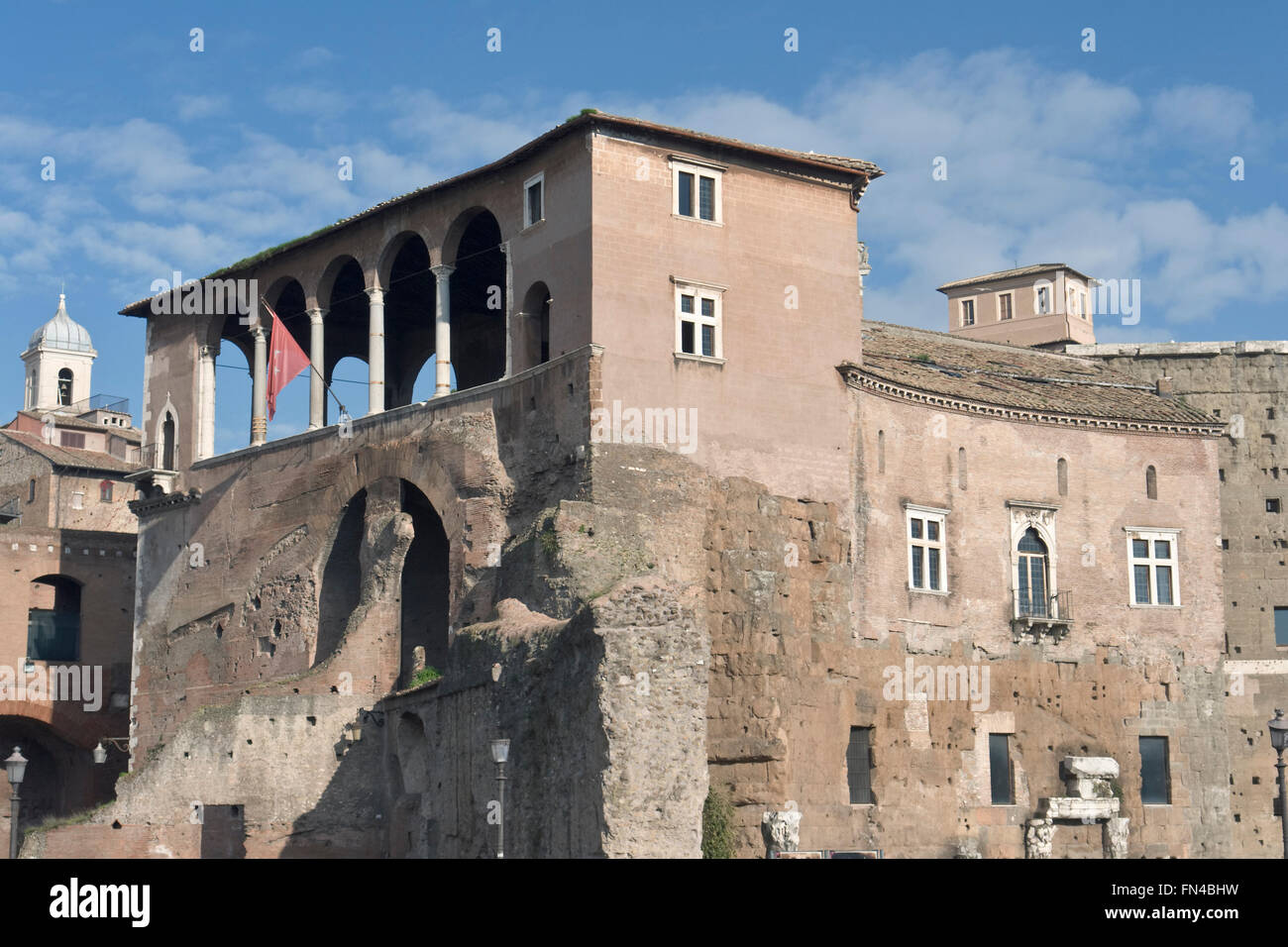 Case dei Cavalieri di Rodi Stock Photo