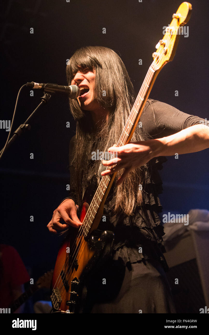 Milan Italy. 13th March 2016. The Japanese noiserock band BO NINGEN