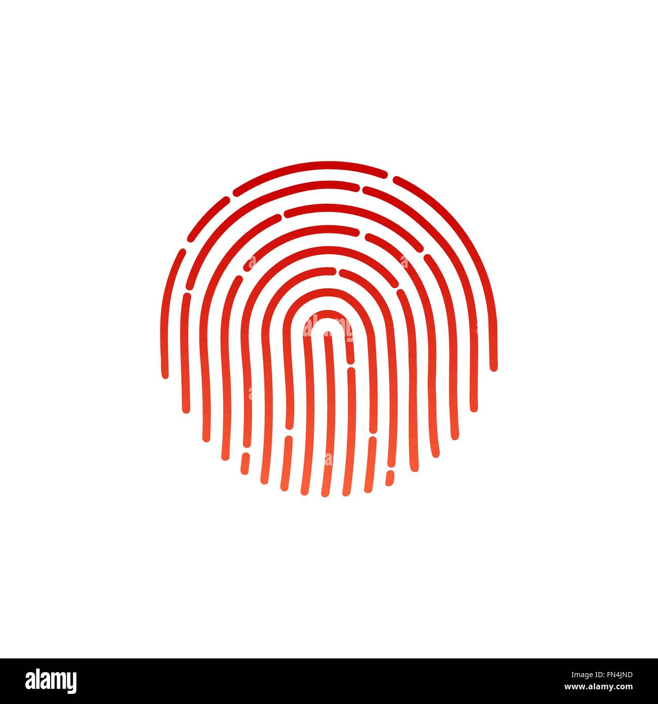 Image biometric fingerprint scanner Cut Out Stock Images & Pictures - Alamy