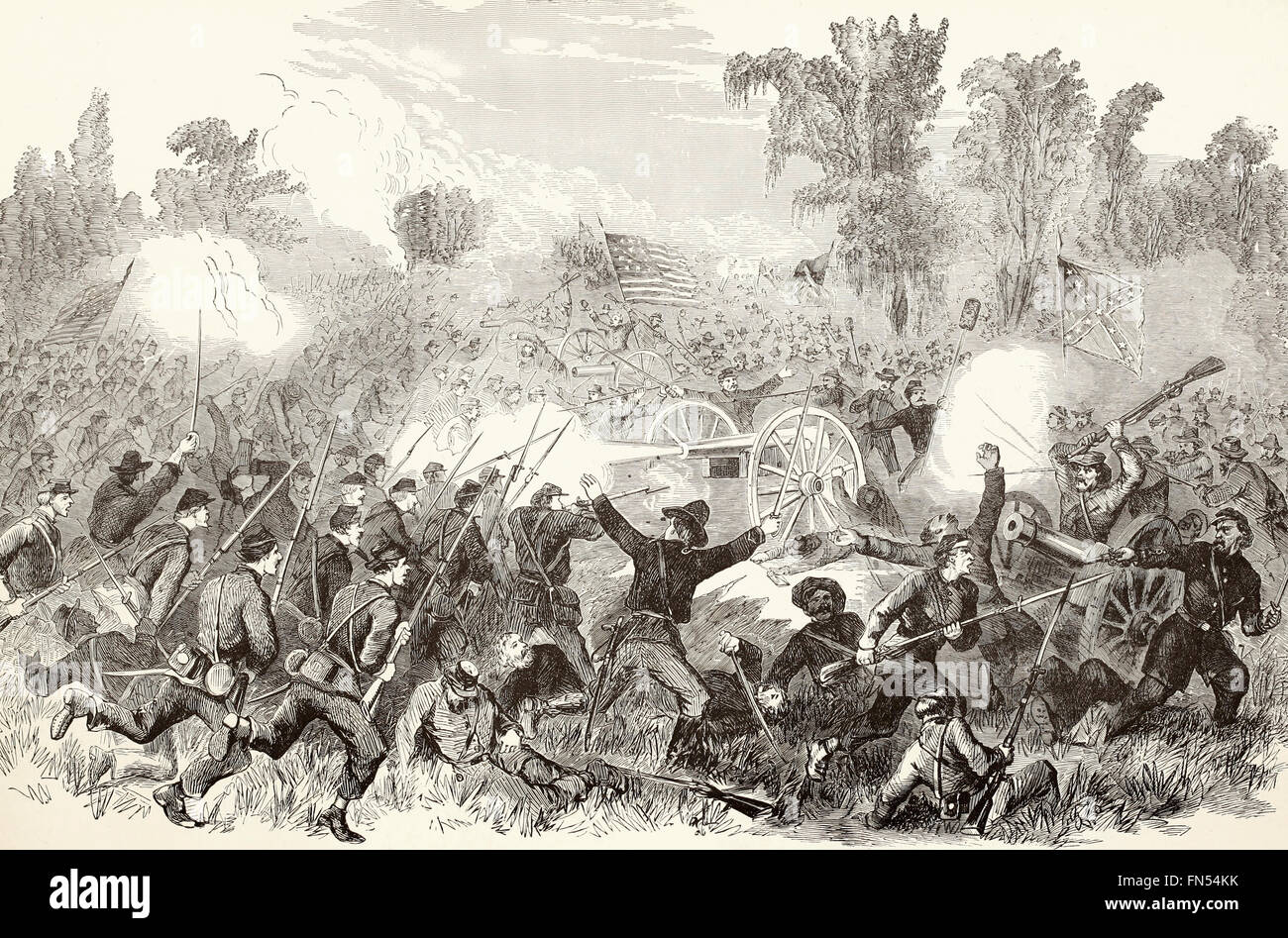 Battle of Baker's Creek, May 10, 1862 Defeat of the Confederates