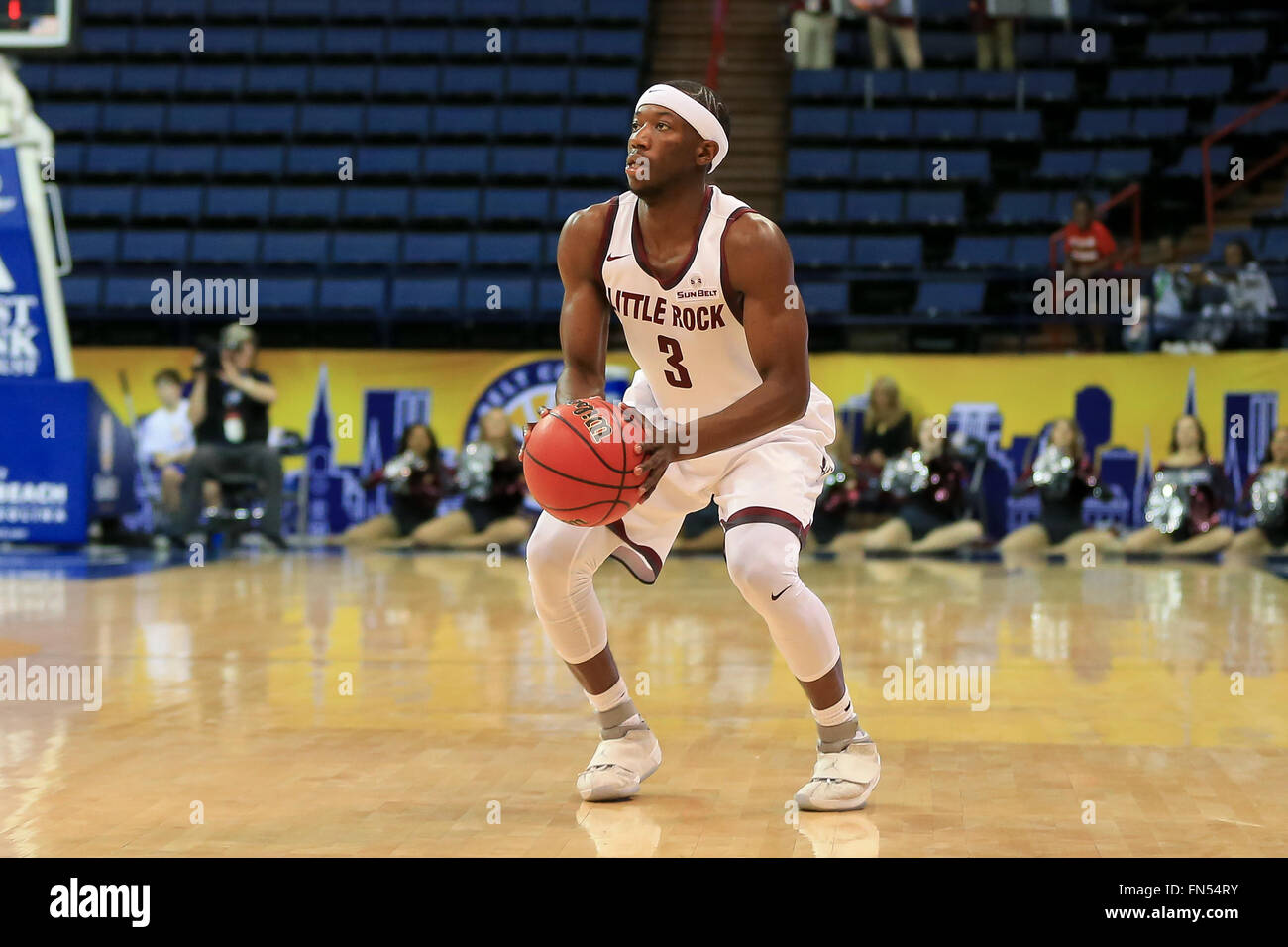 New Orleans, Louisiana, USA. 13th Mar, 2016. Arkansas Little Rock