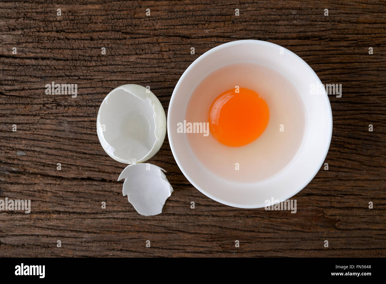 egg yolks in a bowl Stock Photo Alamy