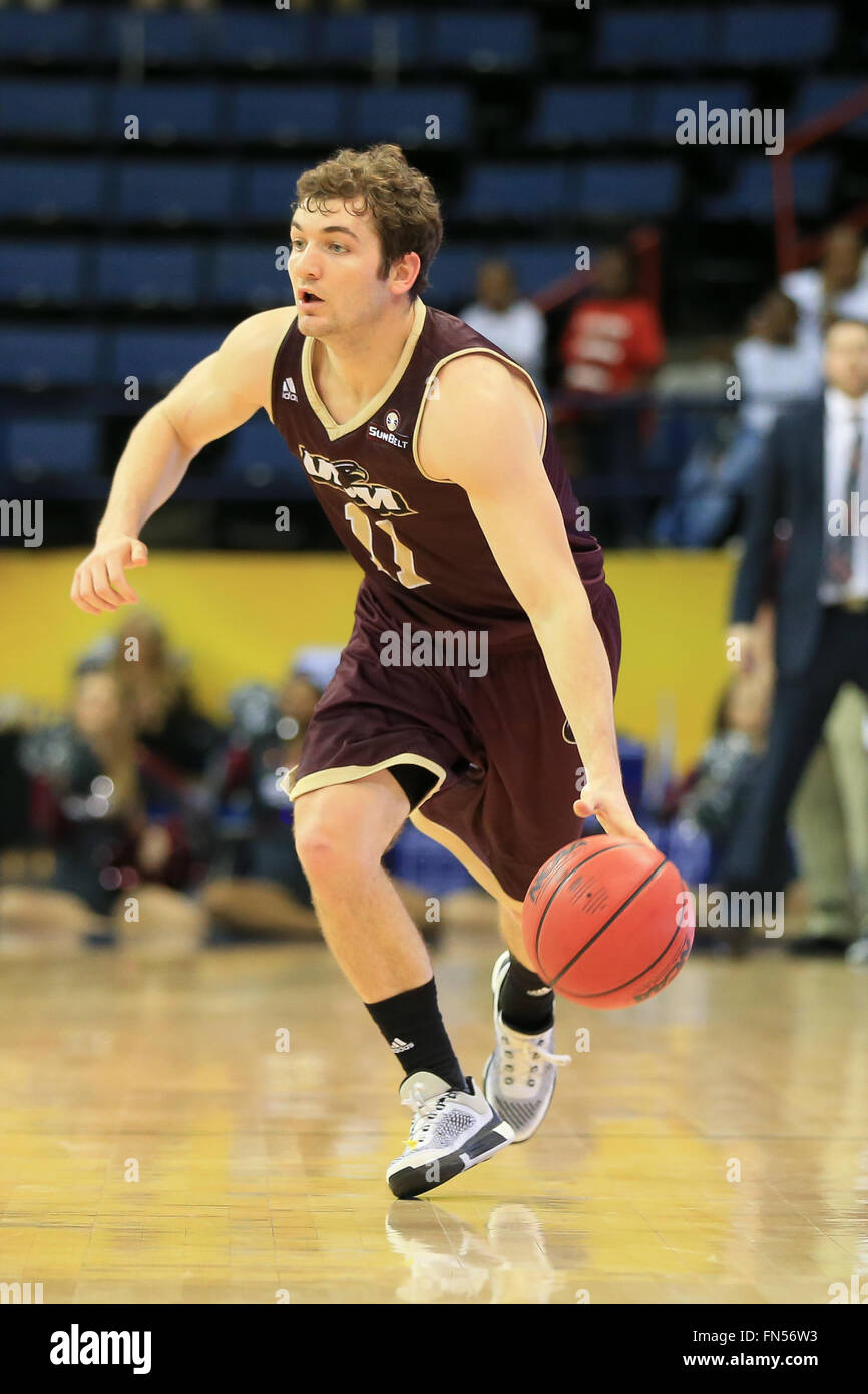 New Orleans, Louisiana, USA. 13th Mar, 2016. Louisiana Monroe Warhawks