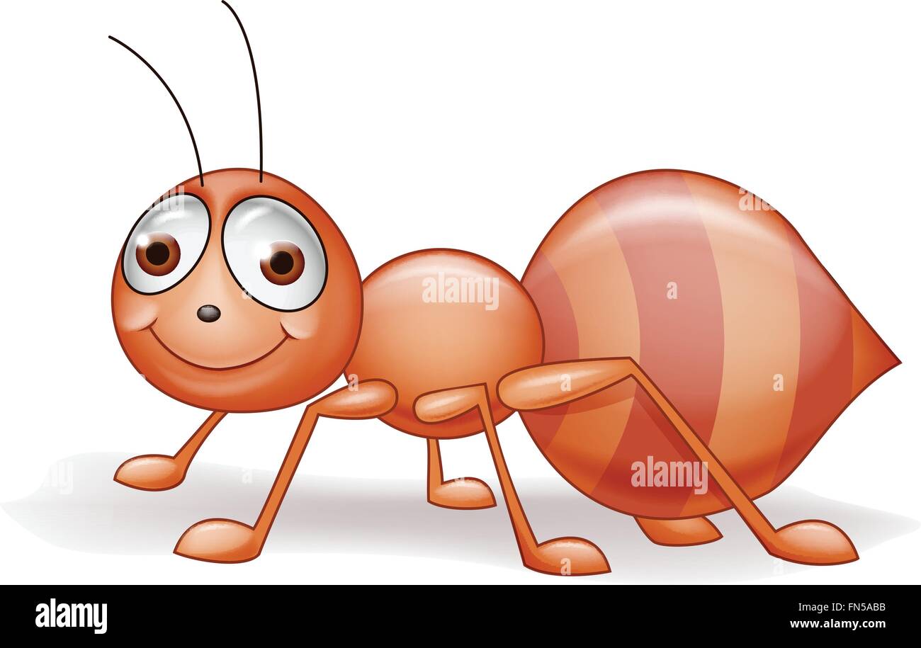Vector illustration of ant cartoon Stock Vector Image & Art - Alamy