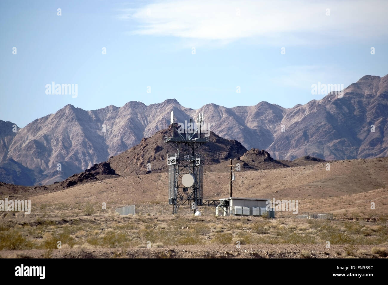 Transmitting station in the mountains Stock Photo Alamy