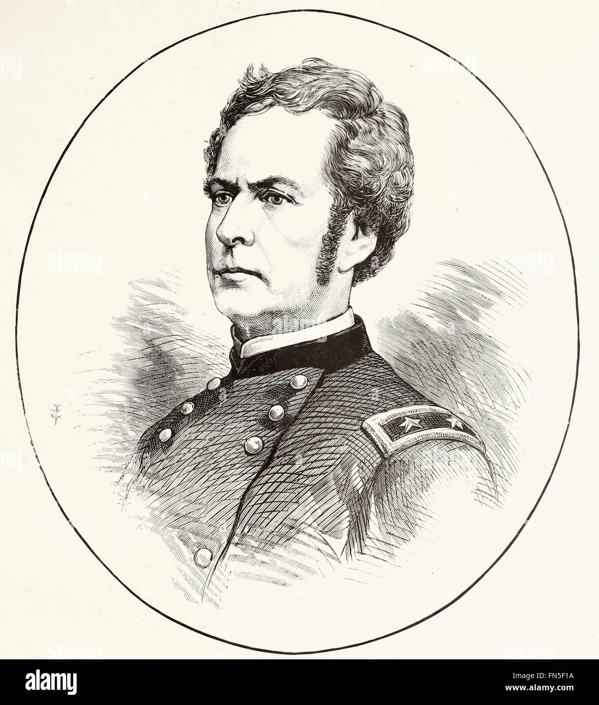 General Joseph Hooker - Union Army - USA Civil War Stock Photo