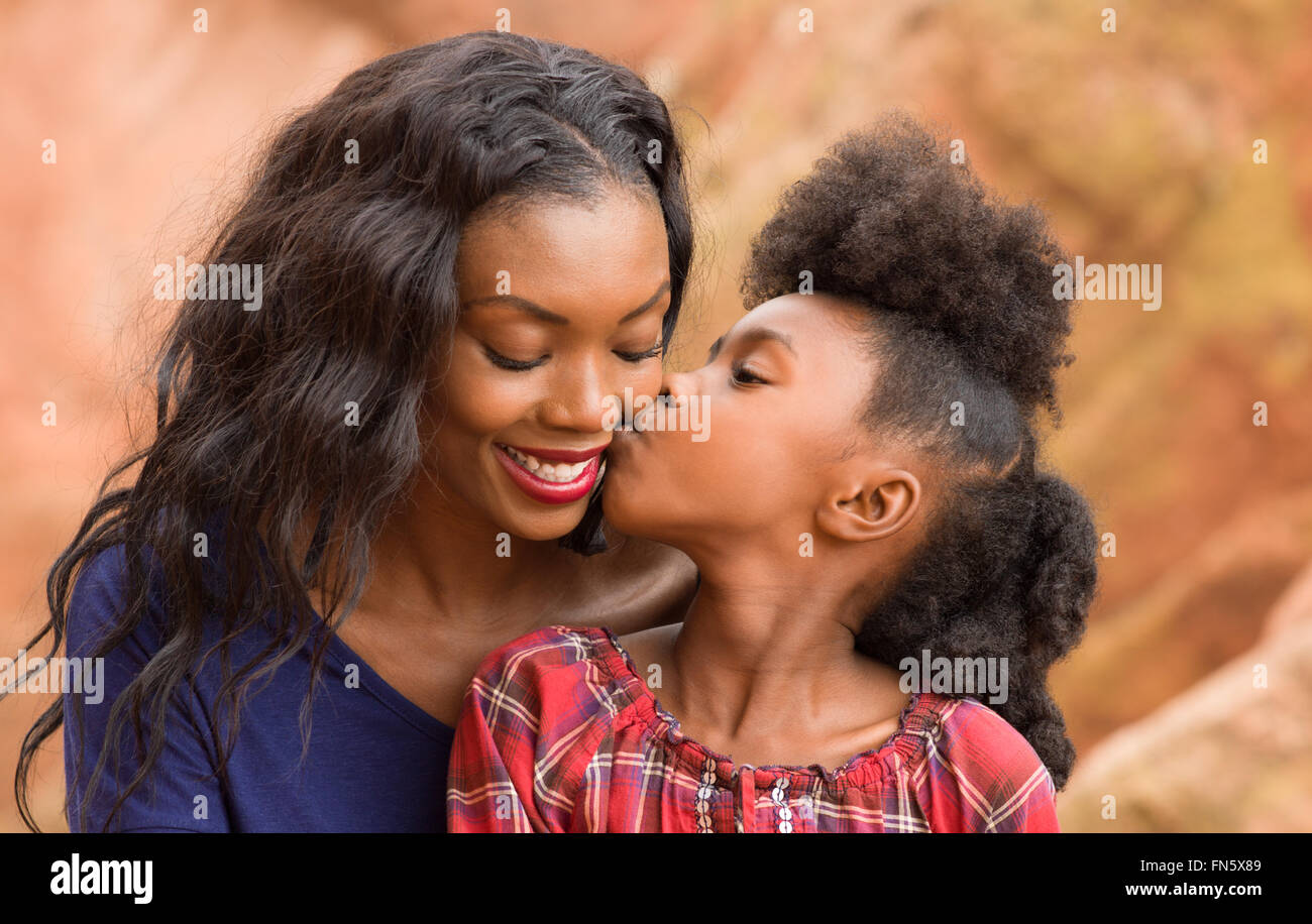 Happy Mother and Child spending time together Stock Photo