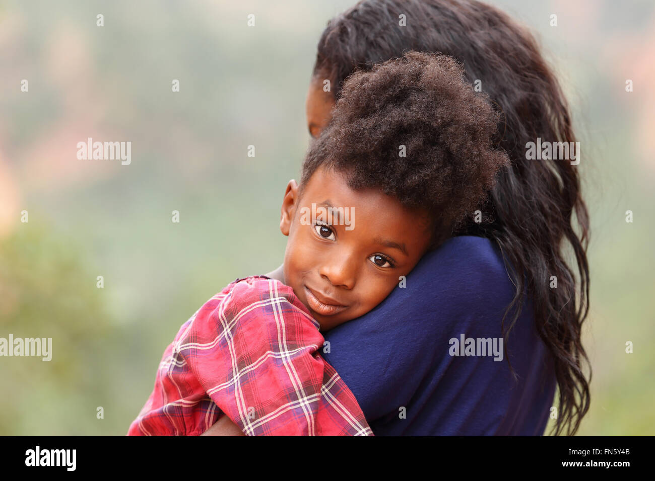 Happy mother and child spending time together Stock Photo