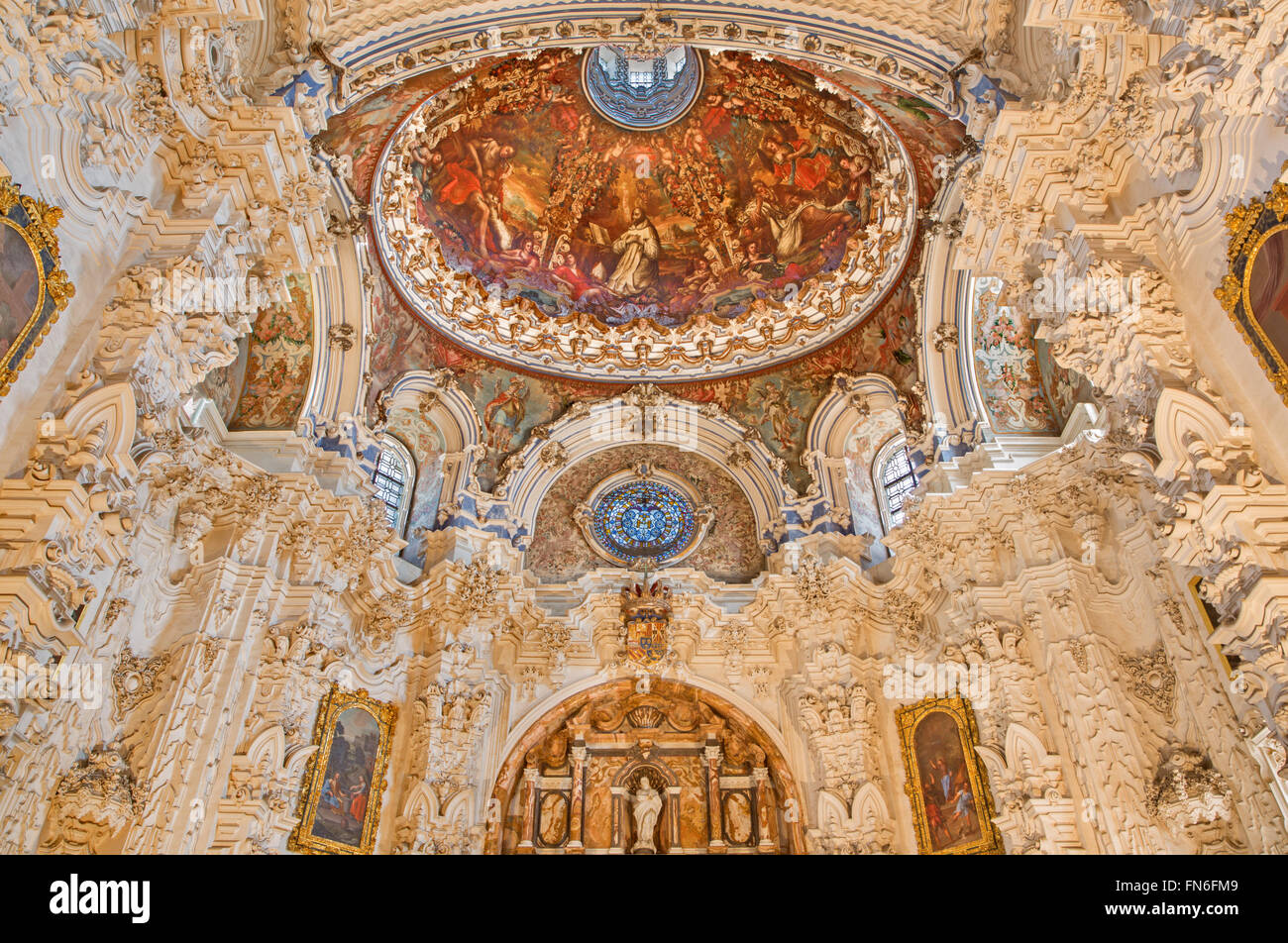 GRANADA, SPAIN - MAY 31, 2015: The baroque sacristy in church Monasterio de la Cartuja Stock Photo - Alamy