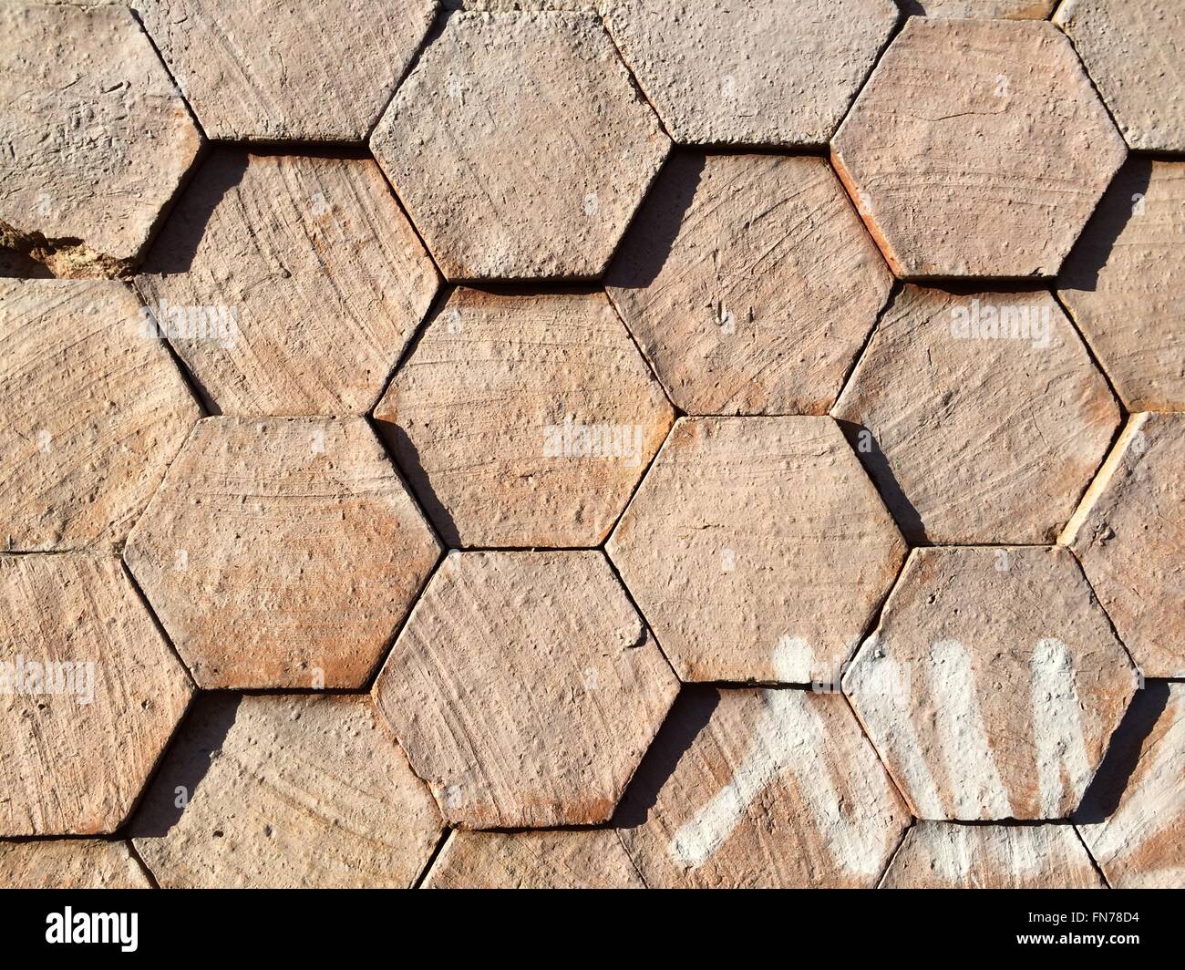 Hexagon wall pattern hires stock photography and images Alamy